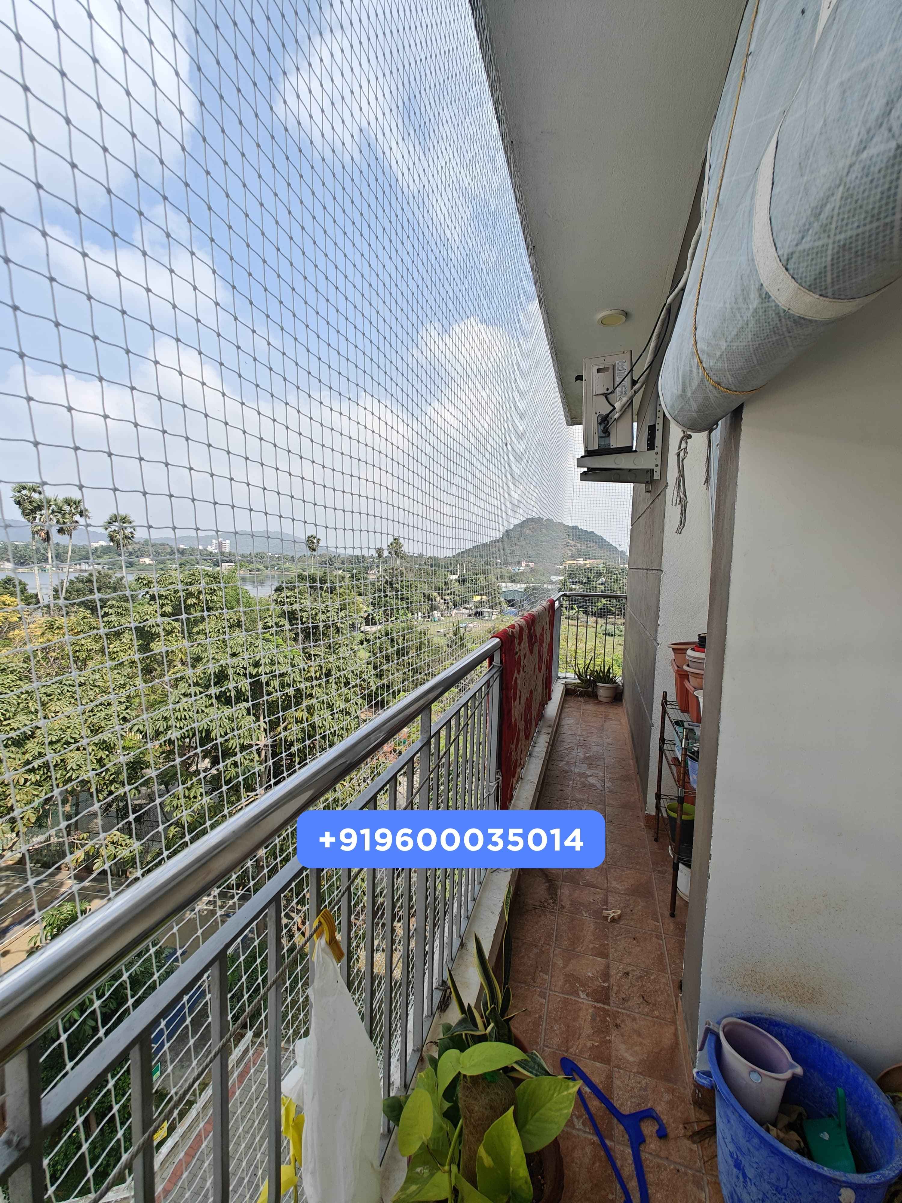  High-quality bird protection pigeon nets by YPL Safety Nets designed to keep balconies and windows free from pigeons while preserving natural airflow and visibility.